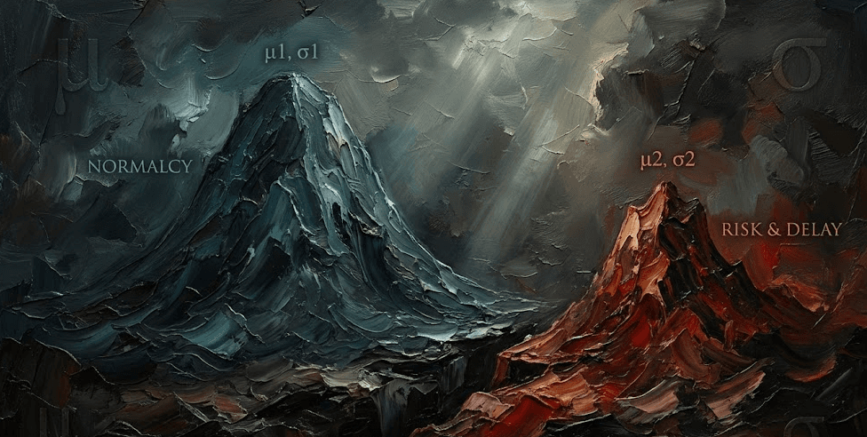 [BA03. On-Time Risk: Appendix 1] Anatomy of the EXA Bayesian Engine: Mixture Distributions and Observational Deviation