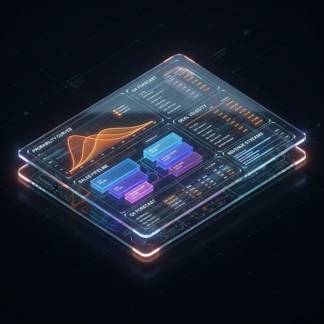Isometric Dashboard Interface